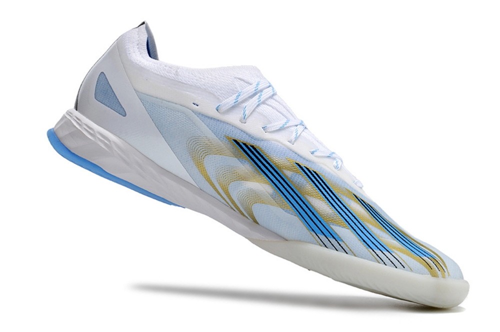 Adidas X CrazyFast.1 Messi IC Indoor Las Estrellas - White/Gold/Pulse Blue