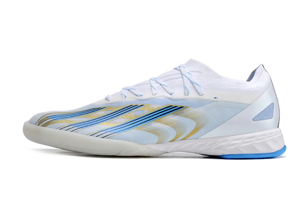 Adidas X CrazyFast.1 Messi IC Indoor Las Estrellas - White/Gold/Pulse Blue