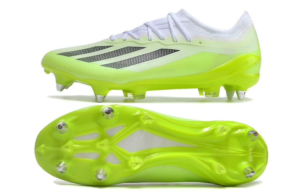 Adidas X Crazyfast.1 SG Crazyrush - Footwear White/Core Black/Lucid Lemon