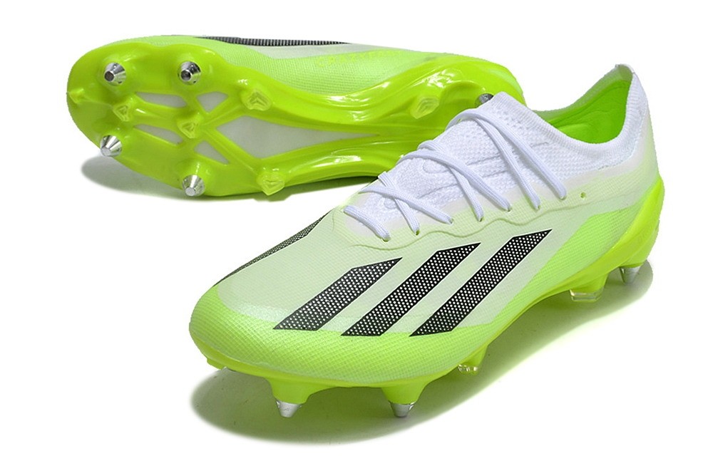 Adidas X Crazyfast.1 SG Crazyrush - Footwear White/Core Black/Lucid Lemon