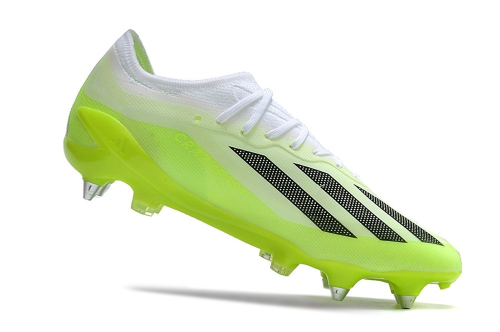Adidas X Crazyfast.1 SG Crazyrush - Footwear White/Core Black/Lucid Lemon