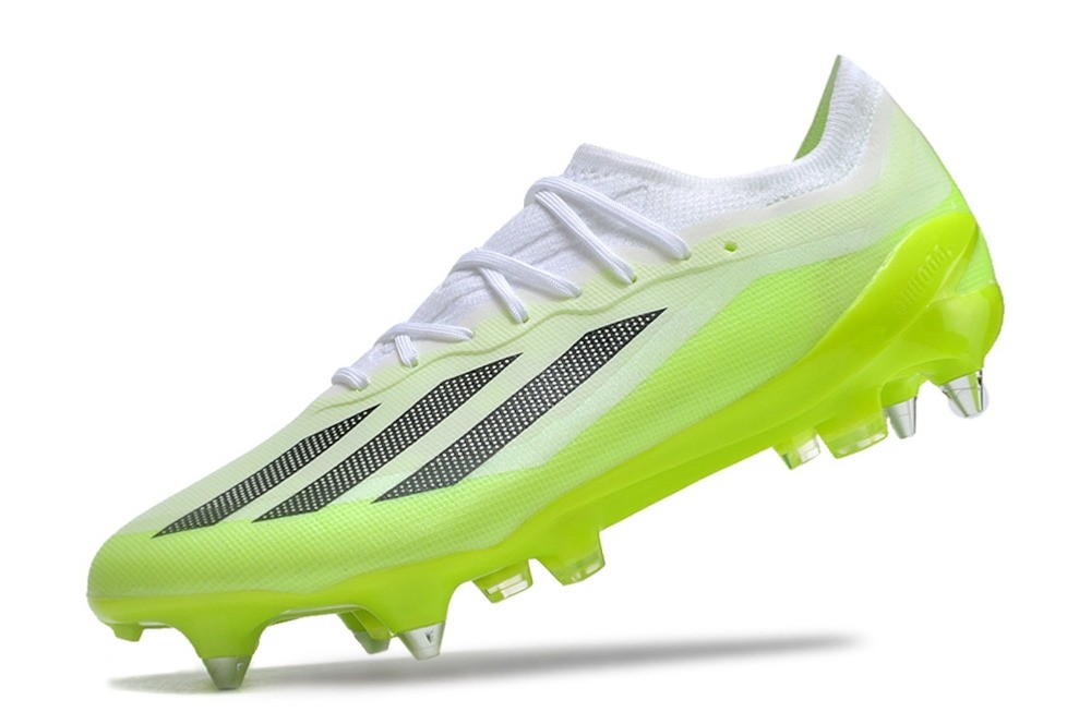 Adidas X Crazyfast.1 SG Crazyrush - Footwear White/Core Black/Lucid Lemon