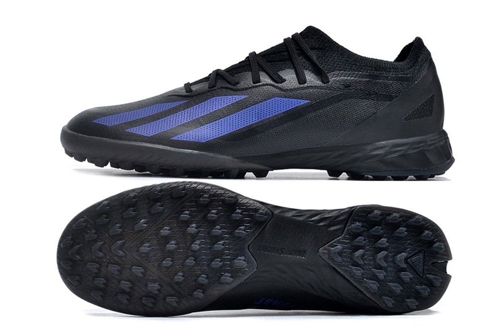 Adidas X CrazyFast.1 TF Turf Soccer Cleats Nightstrike - Core Black