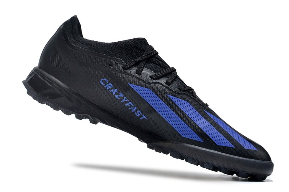 Adidas X CrazyFast.1 TF Turf Soccer Cleats Nightstrike - Core Black