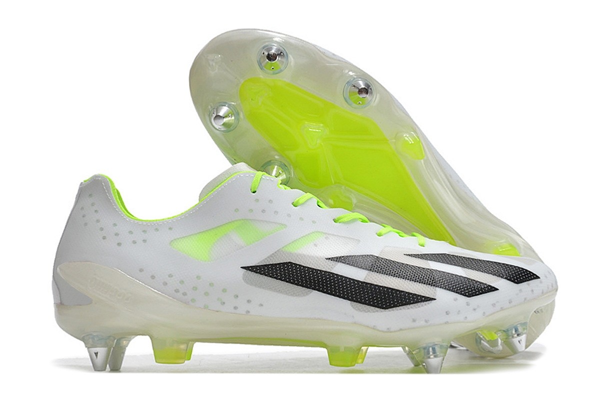 Adidas X Crazyfast+ Laced SG Soft Ground Crazyrush - White/Lucid Lemon/Core Black