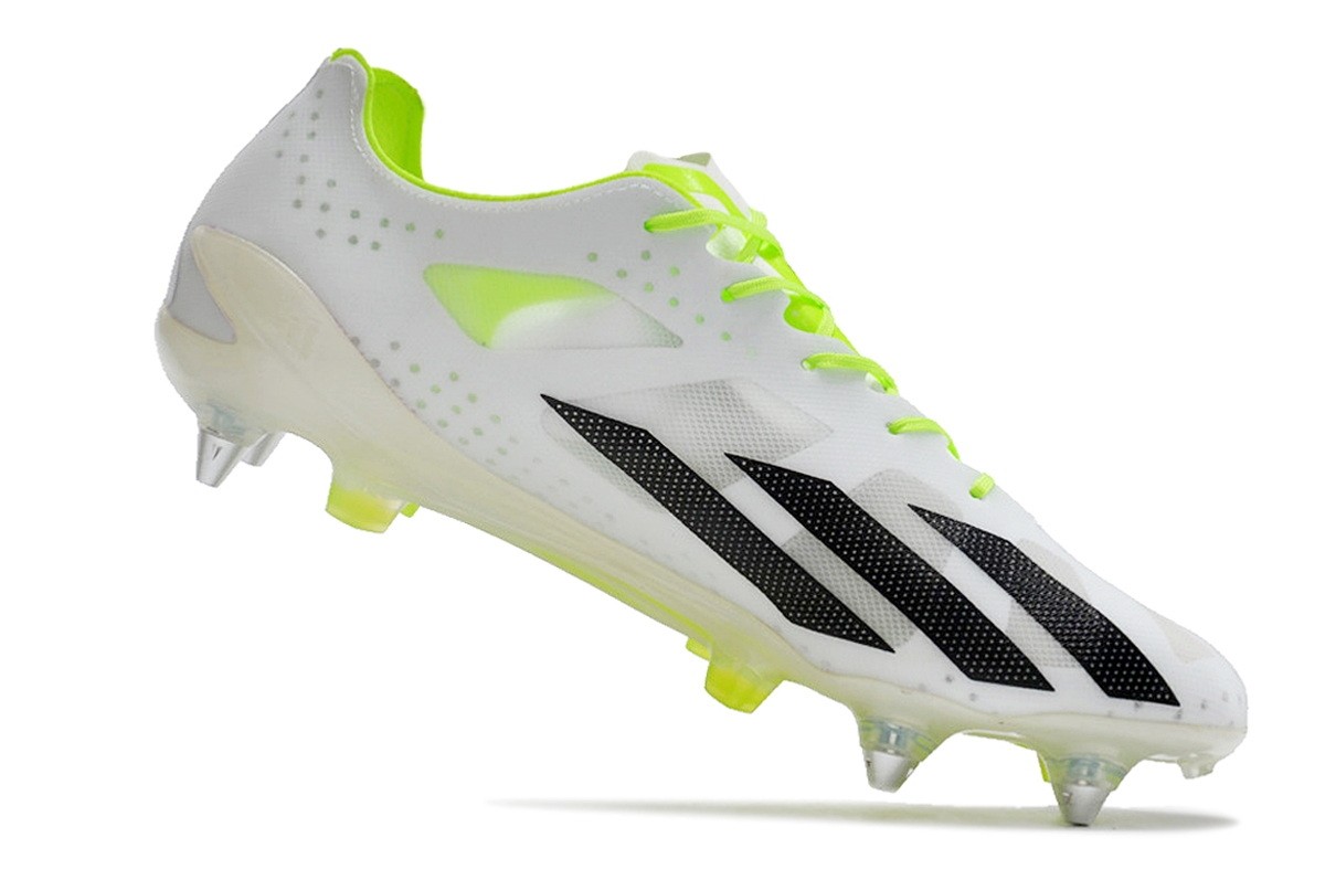 Adidas X Crazyfast+ Laced SG Soft Ground Crazyrush - White/Lucid Lemon/Core Black