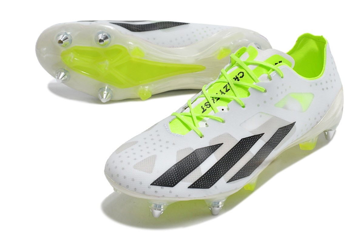 Adidas X Crazyfast+ Laced SG Soft Ground Crazyrush - White/Lucid Lemon/Core Black