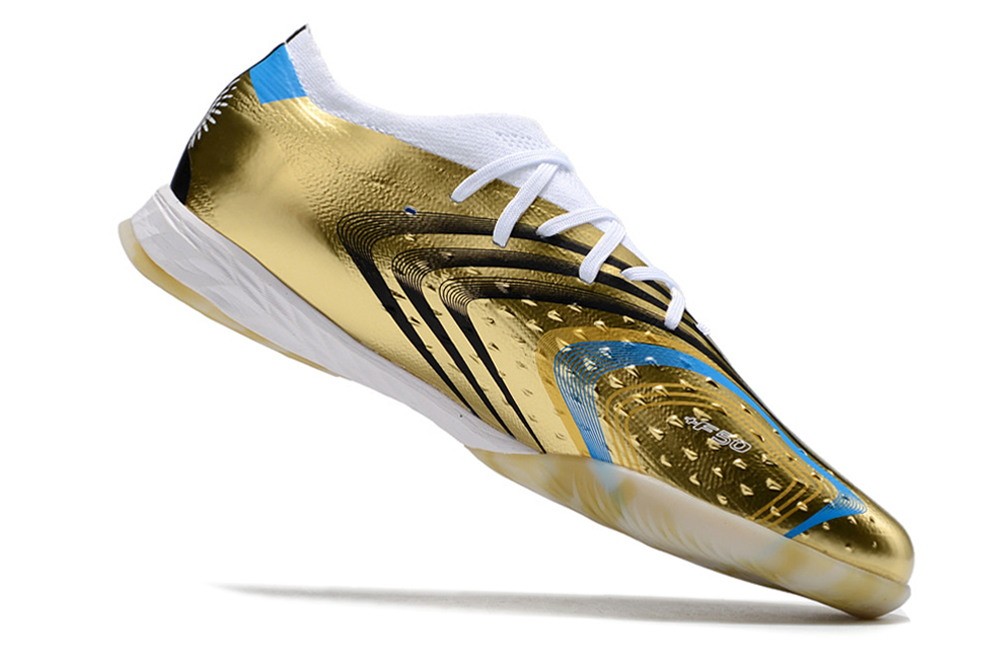 Adidas X Speedportal Messi.1 IC Leyenda - Gold Metallic/White/Pulse Blue