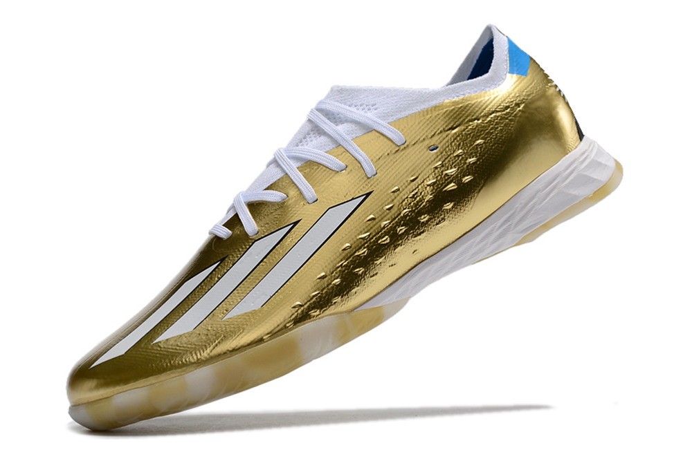 Adidas X Speedportal Messi.1 IC Leyenda - Gold Metallic/White/Pulse Blue