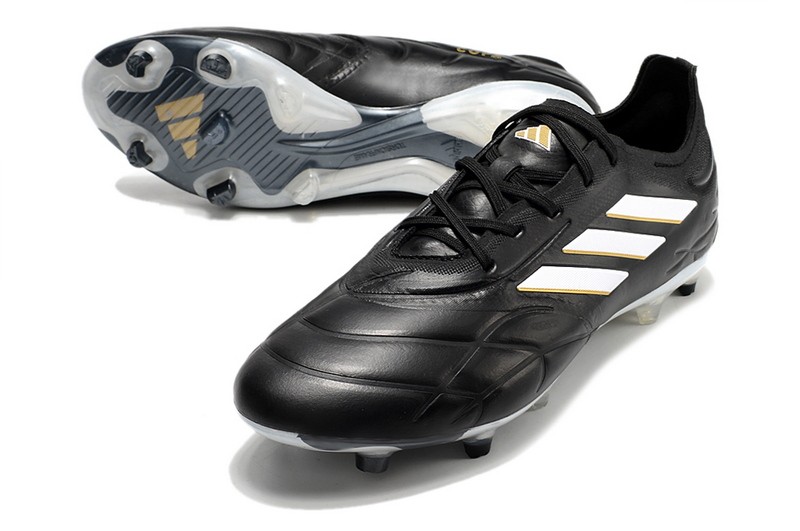 Adidas Copa Pure.1 FG Soccer Cleats Teaser - Black/Gold Metallic