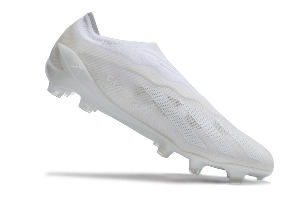 Adidas Laceless X Crazyfast.1 FG Pearlized Pack - All White