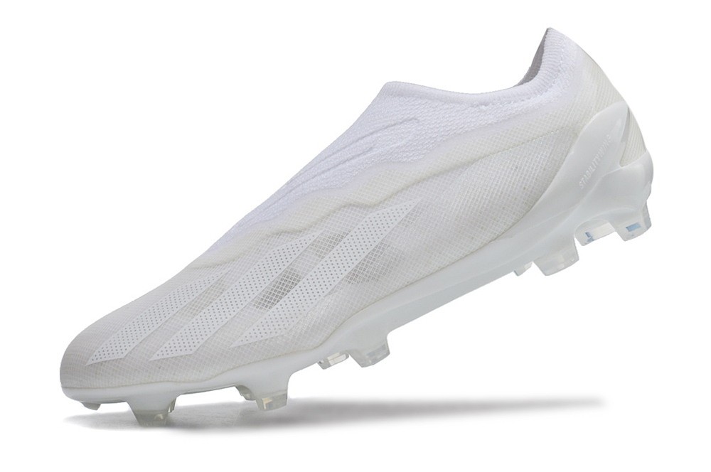 Adidas Laceless X Crazyfast.1 FG Pearlized Pack - All White