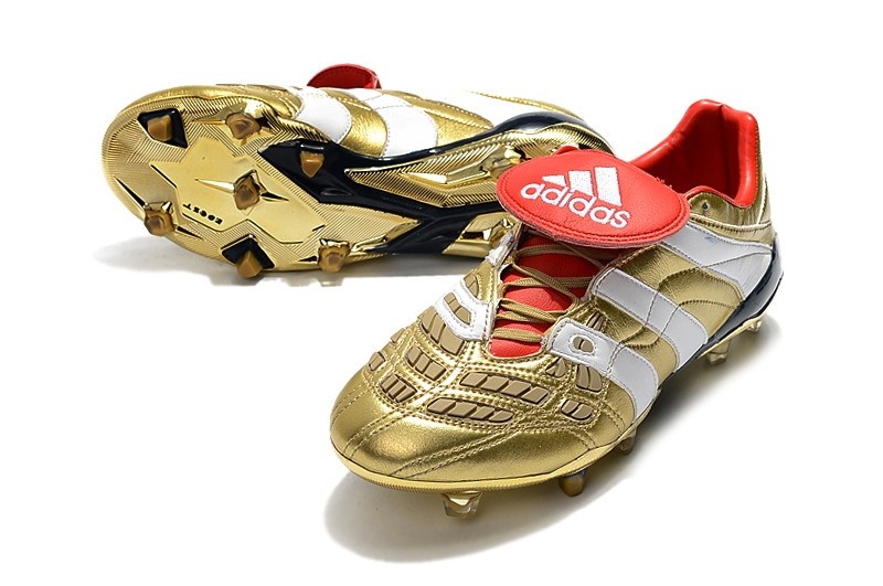 Adidas Predator Accelerator Zinedine Zidane FG - Gold Metallic/White/Navy