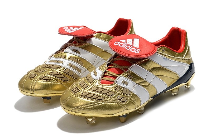 Adidas Predator Accelerator Zinedine Zidane FG - Gold Metallic/White/Navy