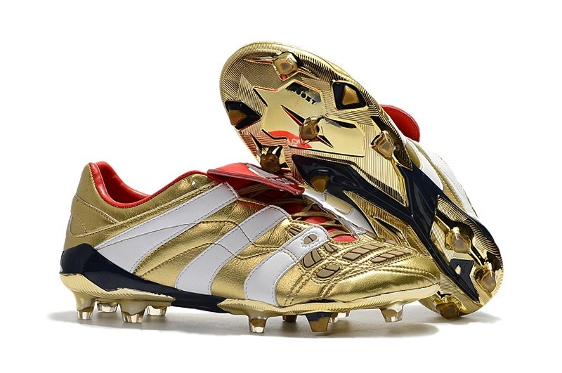 Adidas Predator Accelerator Zinedine Zidane FG - Gold Metallic/White/Navy