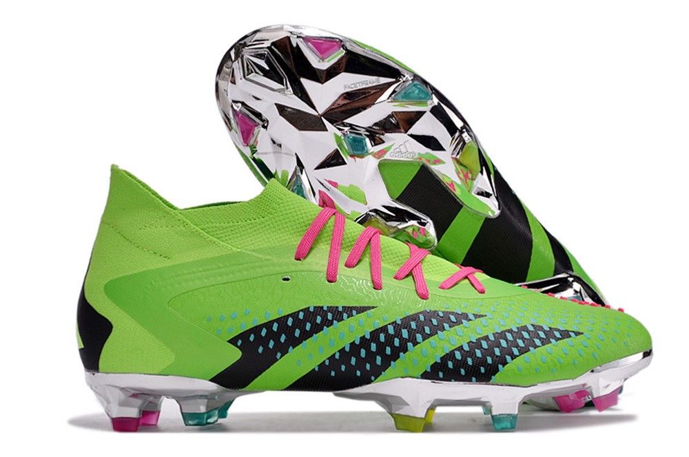 Adidas Predator Accuracy.1 FG Firm Ground - Green/Pink/Silver