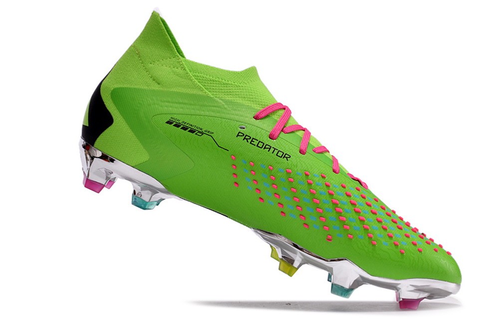 Adidas Predator Accuracy.1 FG Firm Ground - Green/Pink/Silver