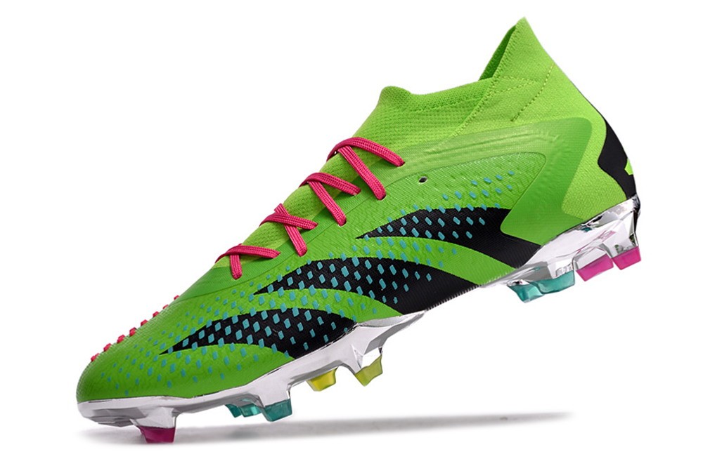 Adidas Predator Accuracy.1 FG Firm Ground - Green/Pink/Silver