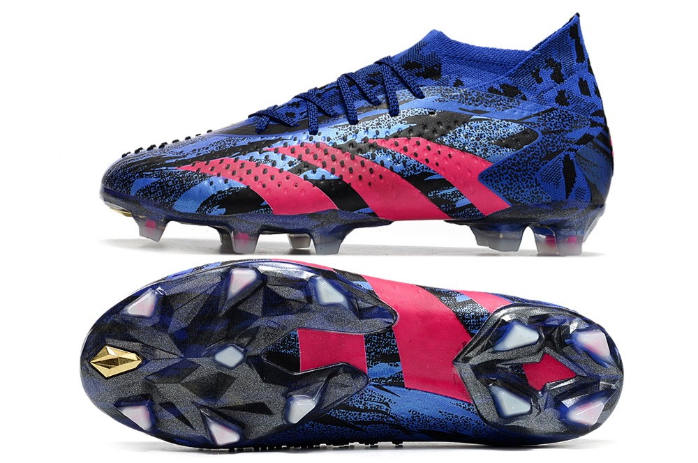 Adidas Predator Accuracy.1 FG Paul Pogba Soccer Cleats - Lucid Blue/Real Magenta/Black
