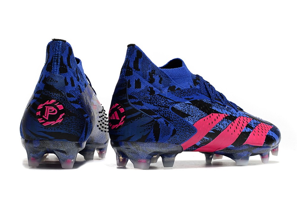 Adidas Predator Accuracy.1 FG Paul Pogba Soccer Cleats - Lucid Blue/Real Magenta/Black