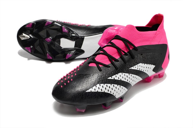 Adidas Predator Accuracy.1 FG Soccer Cleats - Black/White/Pink
