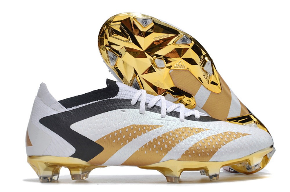 Adidas Predator Accuracy.1 Low FG Soccer Cleats Bellingham - White/Black/Gold