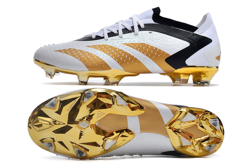 Adidas Predator Accuracy.1 Low FG Soccer Cleats Bellingham - White/Black/Gold