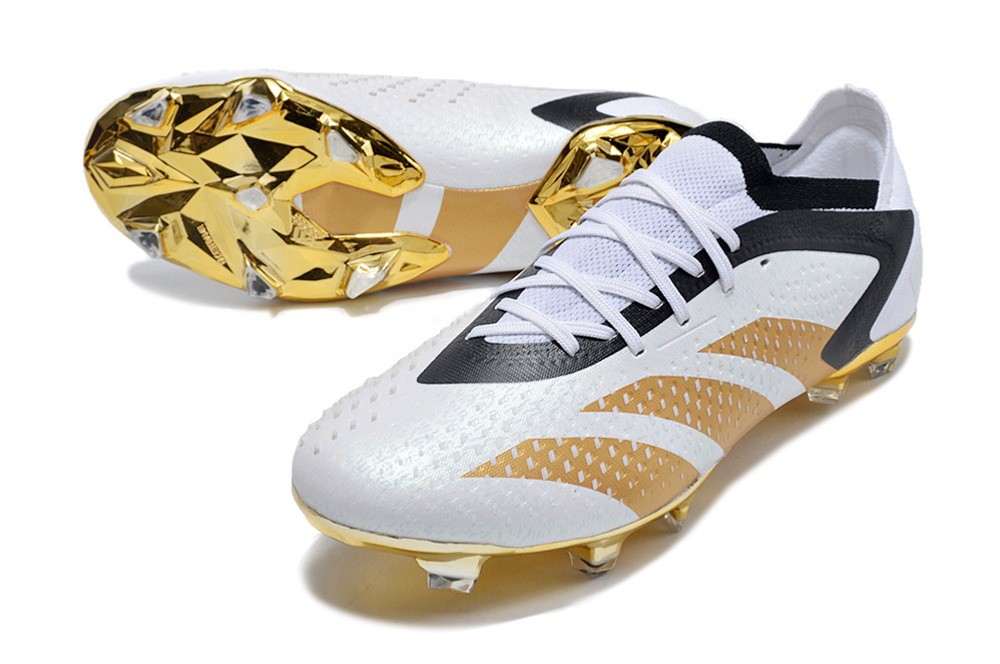 Adidas Predator Accuracy.1 Low FG Soccer Cleats Bellingham - White/Black/Gold