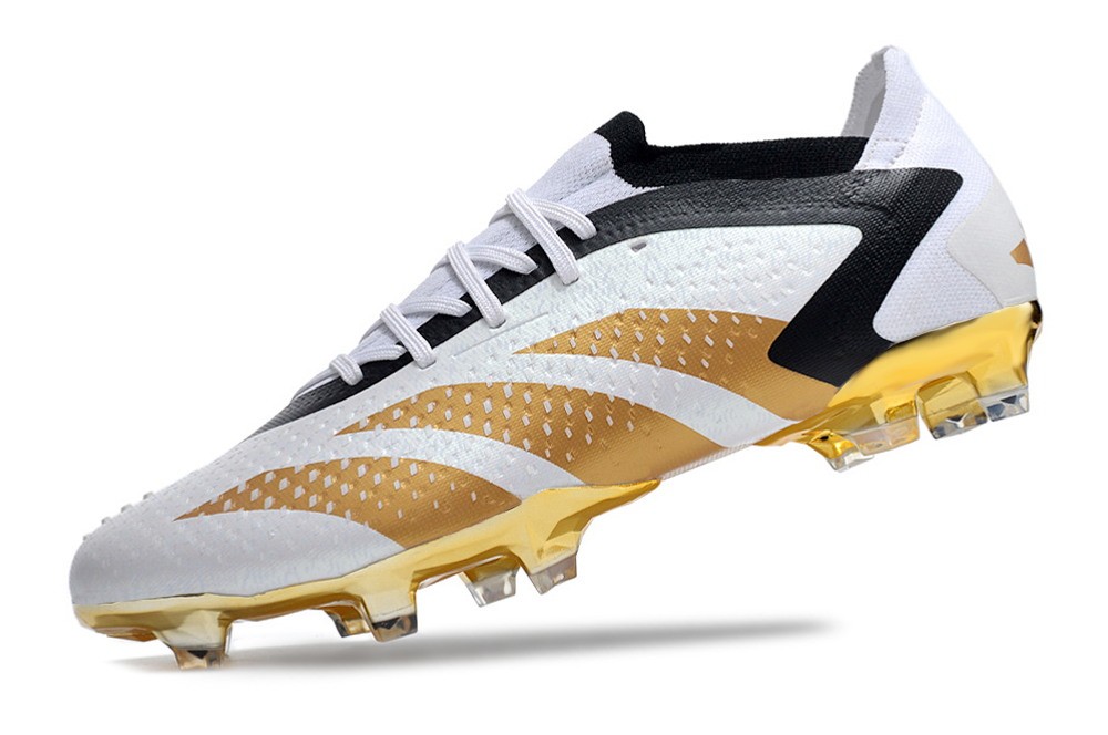 Adidas Predator Accuracy.1 Low FG Soccer Cleats Bellingham - White/Black/Gold