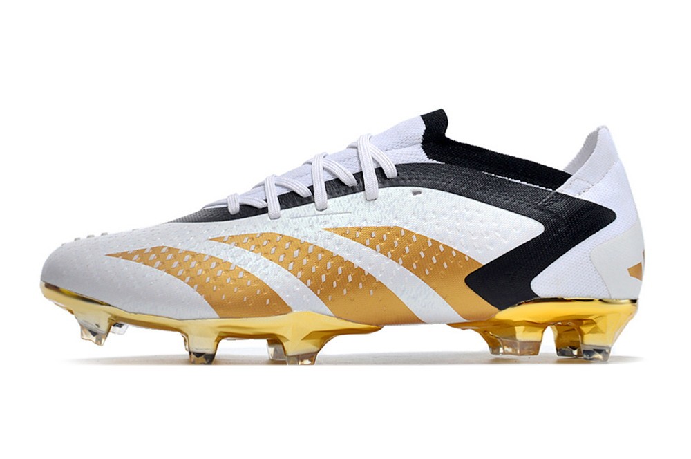 Adidas Predator Accuracy.1 Low FG Soccer Cleats Bellingham - White/Black/Gold