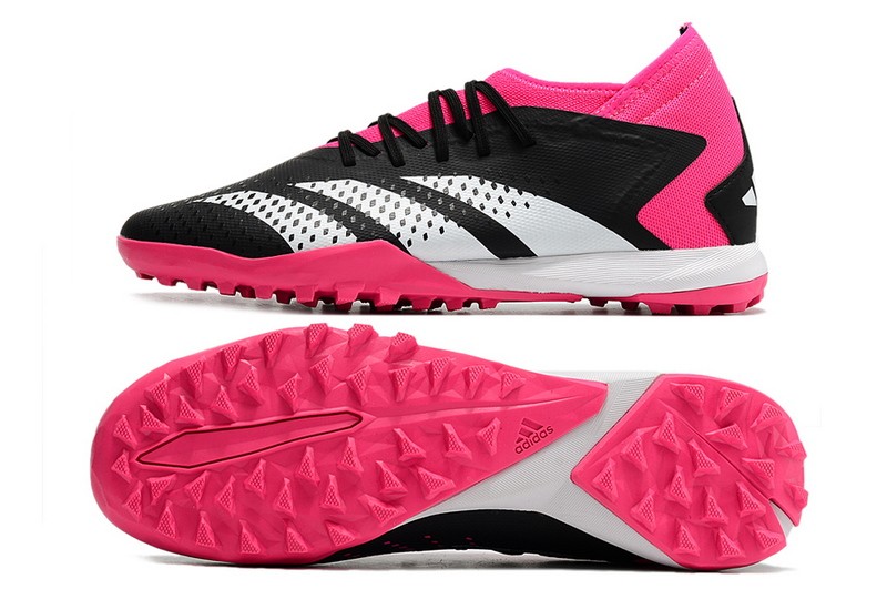 Adidas Predator Accuracy.3 TF Turf Soccer Cleats - Black/Pink