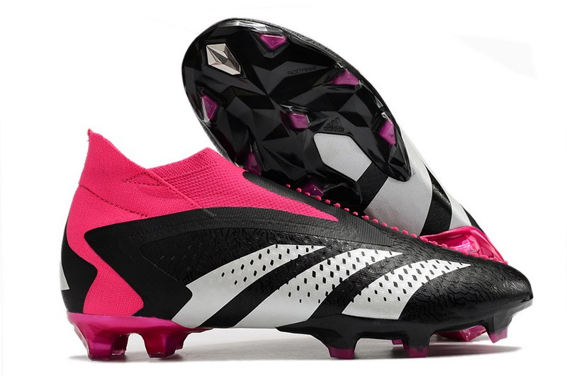 Adidas Predator Accuracy+ FG Firm Ground - Core Black/White/Shock Pink