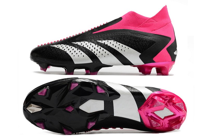 Adidas Predator Accuracy+ FG Firm Ground - Core Black/White/Shock Pink