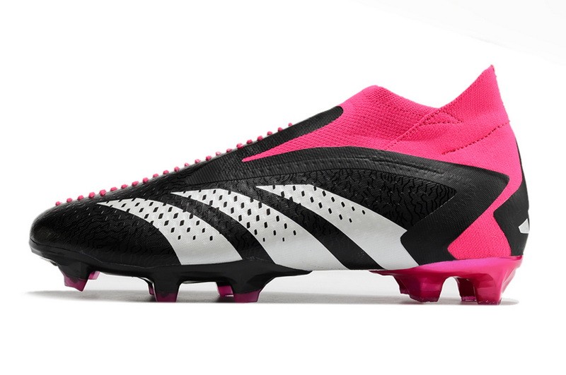 Adidas Predator Accuracy+ FG Firm Ground - Core Black/White/Shock Pink