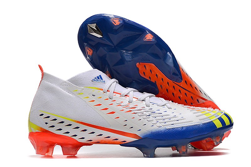 Adidas Predator Edge .1 FG Al Rihla - White/Solar Yellow/Blue