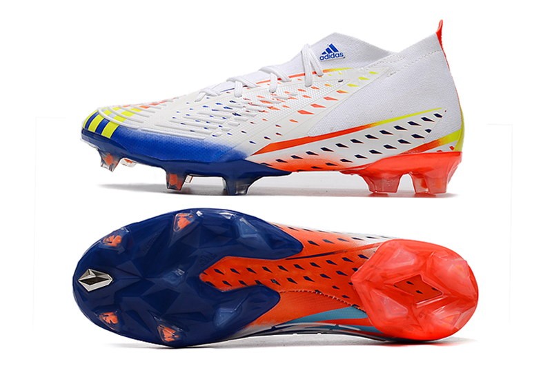 Adidas Predator Edge .1 FG Al Rihla - White/Solar Yellow/Blue