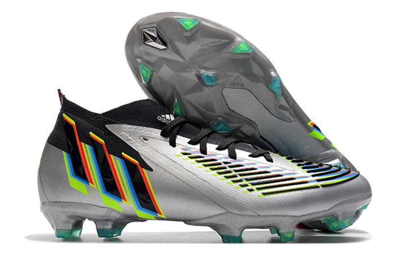 Adidas Predator Edge .1 FG Beyond Fast - Silver Metallic/Black/Green