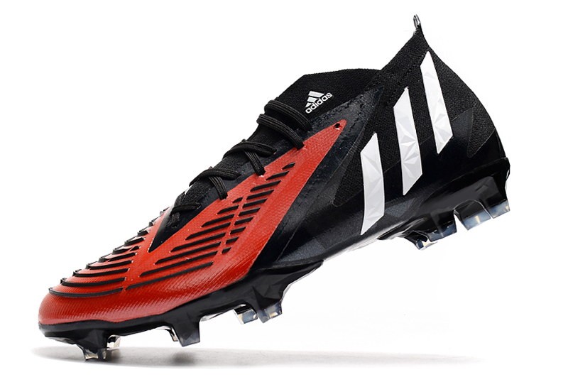 Adidas Predator Edge .1 FG Custom - Black/Red/White