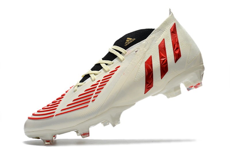 Adidas Predator Edge .1 FG Showdown - Off White/Vivid Red/Gold Metallic