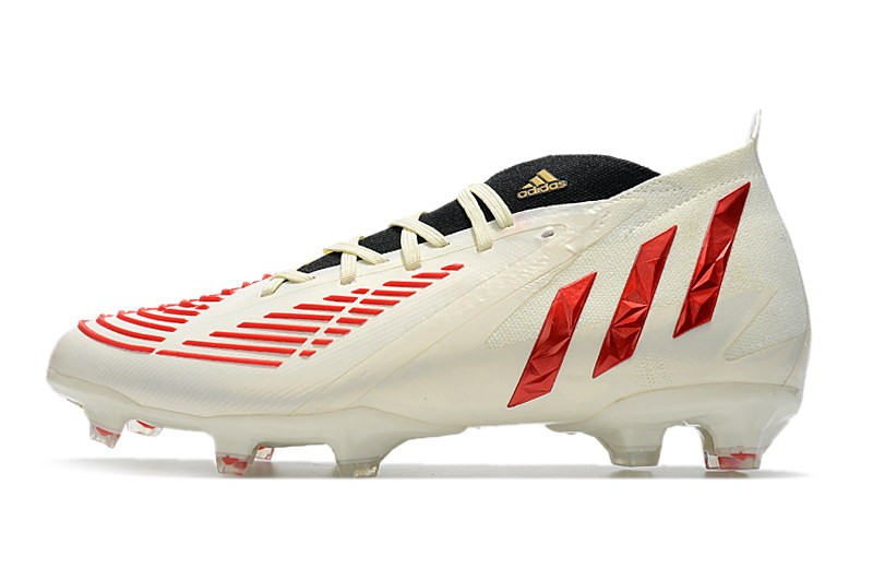 Adidas Predator Edge .1 FG Showdown - Off White/Vivid Red/Gold Metallic