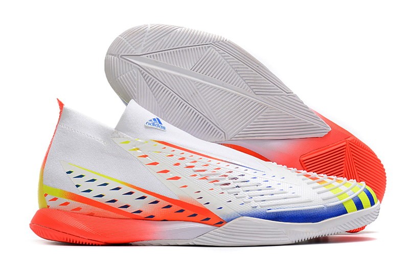 Adidas Predator Edge .1 IC Al Rihla - White/Solar Yellow/Blue