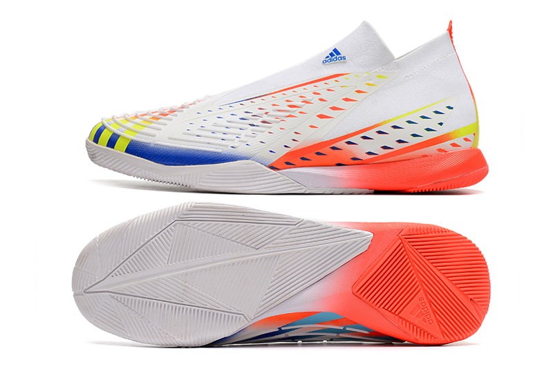 Adidas Predator Edge .1 IC Al Rihla - White/Solar Yellow/Blue