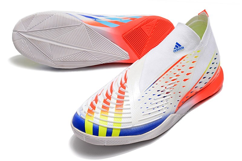 Adidas Predator Edge .1 IC Al Rihla - White/Solar Yellow/Blue