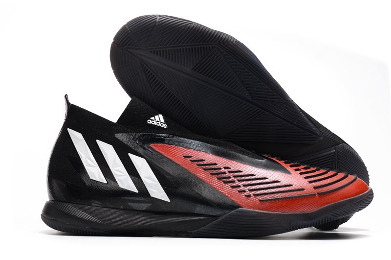 Adidas Predator Edge .1 IC 'Custom' - Black/Red/White