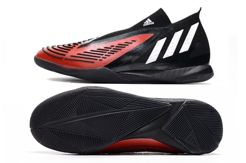 Adidas Predator Edge .1 IC 'Custom' - Black/Red/White
