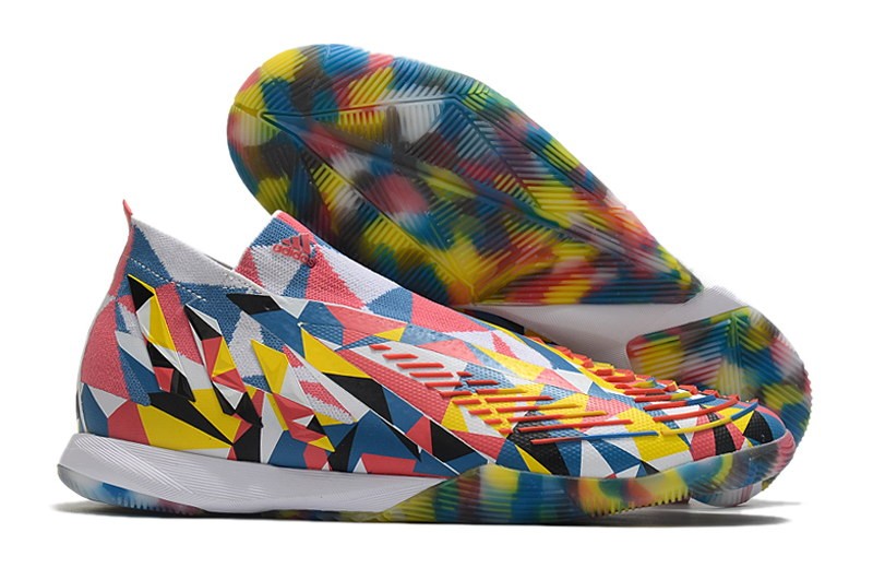 Adidas Predator Edge .1 IC 'Geometric' - Blue/Yellow/Solar Red