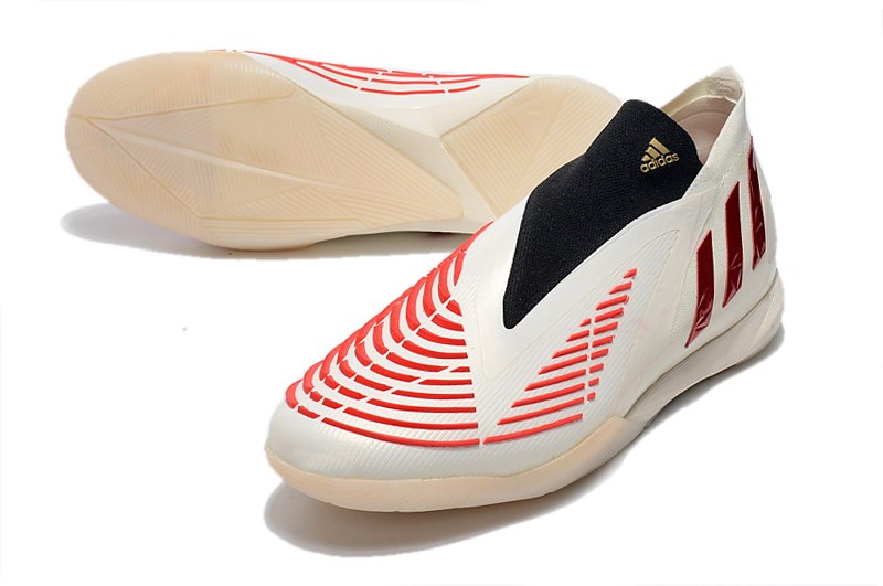 Adidas Predator Edge .1 IC Showdown - Off White/Vivid Red/Gold Metallic