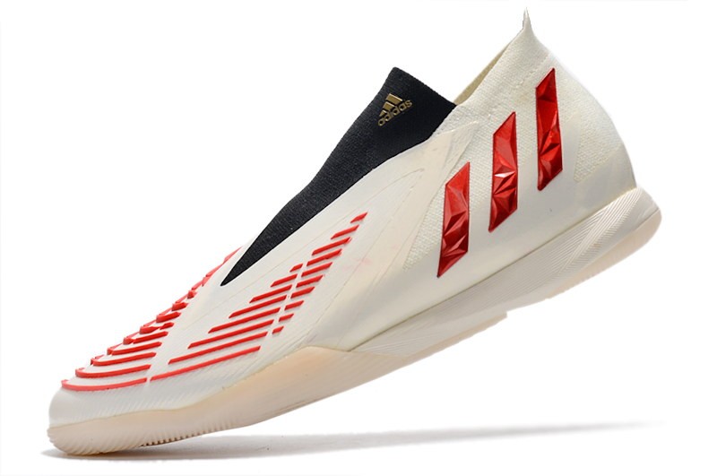 Adidas Predator Edge .1 IC Showdown - Off White/Vivid Red/Gold Metallic