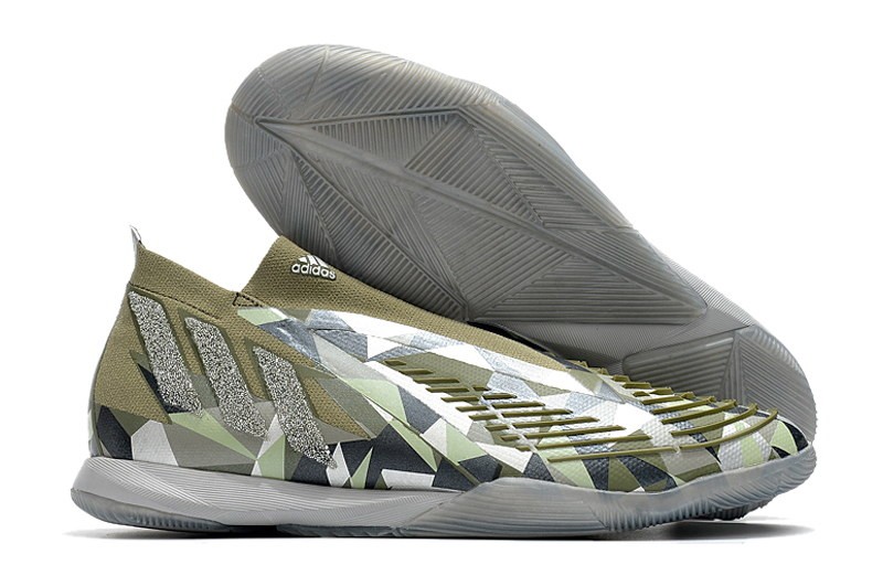 Adidas Predator Edge .1 IC 'Swarovski Crystals' - Focus Olive/Silver/Magic Lime