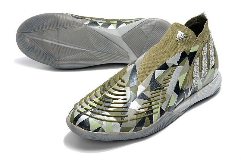 Adidas Predator Edge .1 IC 'Swarovski Crystals' - Focus Olive/Silver/Magic Lime